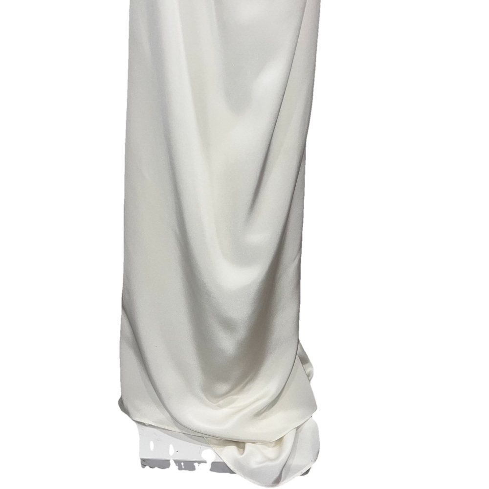 Christopher Esber White Maxi Dress Silk Strapless 6 Bridal Wedding Bride NWT ๐ก - Picture 7 of 13